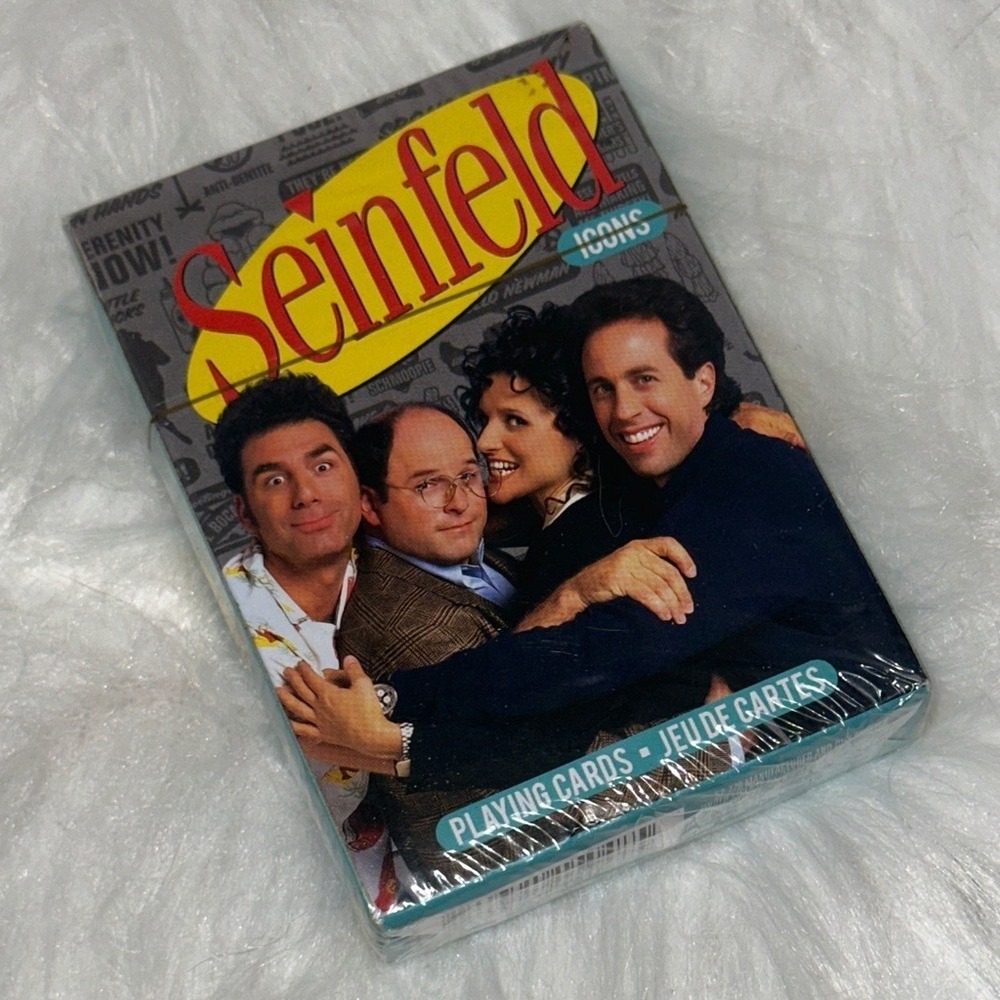 Seinfeld Icons Playing Cards Deck TV Show Cast Warner Bros New Sealed